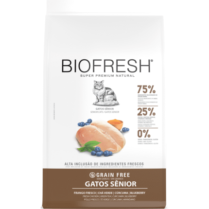 BioFresh Gato Senior - Pollo Fresco, Té Verde, Cúrcuma y Arándano